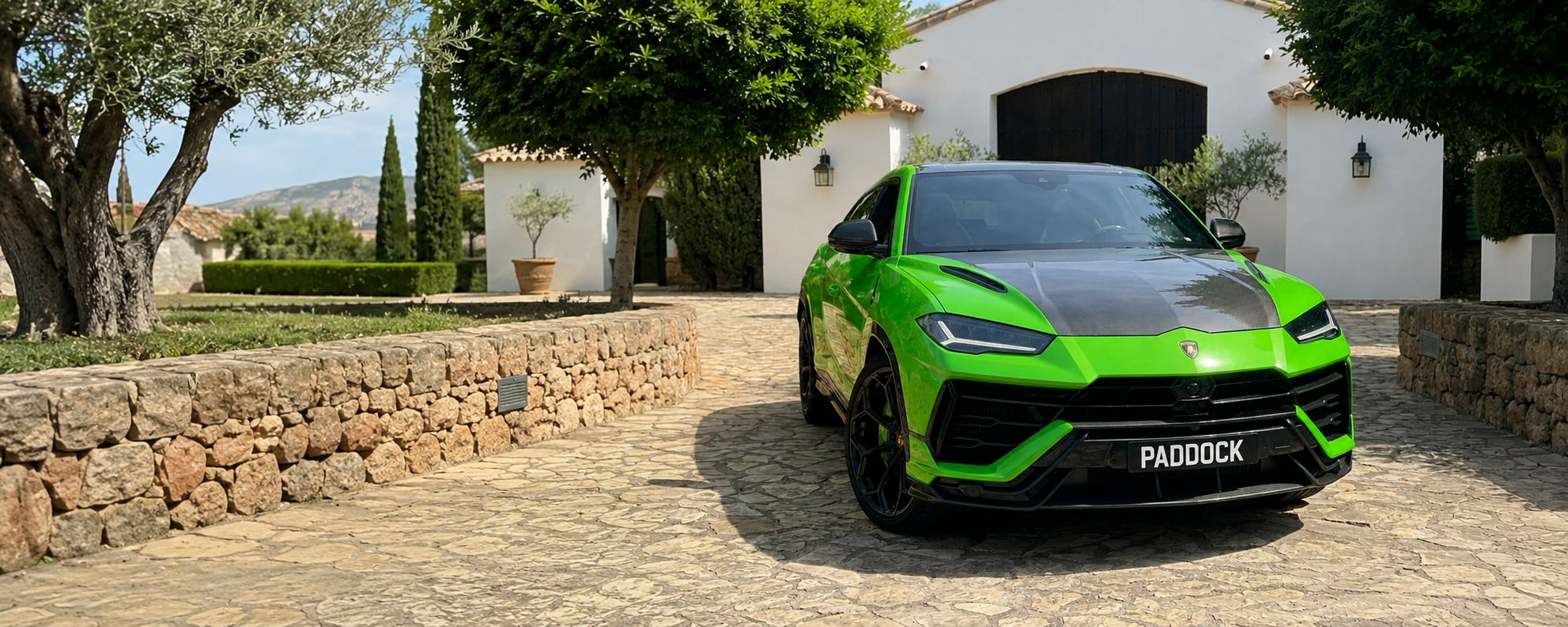 Lamborghini Urus mise en avant par Paddock